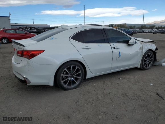 2020 Acura TLX with VIN 19UUB2F3XLA002394, listed as a Copart auction lot 77023934 with 44,512 mi miles and Salvage Title. Bid and sale history available at carsss.com. Image 3.