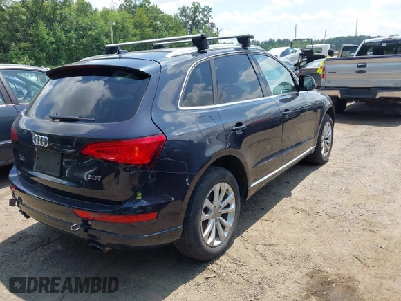 2013 Audi Q5 Premium with VIN WA1CFAFP8DA071026, listed as a IAAI auction lot 42743732 with 207,041 mi miles and . Bid and sale history available at DreamBid. Image 4.