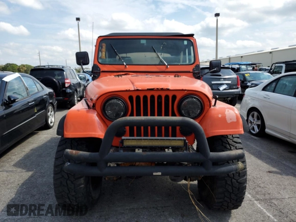 1979 Jeep CJ z VIN J9F93EH832940, wystawiony jako Copart lot #75121864 z przebiegiem Nie podano mil oraz Szkoda całkowita • Salvage title. Historia ofert i sprzedaży dostępna na DreamBid. Obrazek 5.