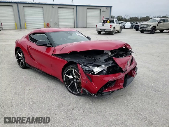 2020 Toyota Supra 3.0 z VIN WZ1DB4C06LW022733, wystawiony jako Copart lot #45703115 z przebiegiem 5 682 mil mil oraz Szkoda całkowita • Salvage title. Historia ofert i sprzedaży dostępna na DreamBid. Obrazek 11.