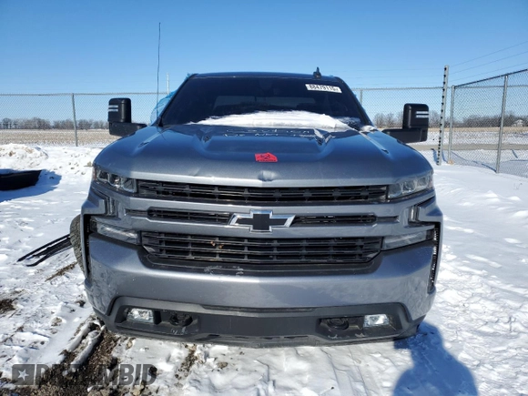 2021 Chevrolet Silverado 1500 RST with VIN 1GCUYEEL0MZ447102, listed as a Copart auction lot 88479115 with 0 mi miles and Salvage Title. Bid and sale history available at carsss.com. Image 5.