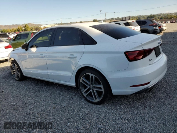 2018 Audi A3 Sedan Premium with VIN WAUAUGFF4J1018572, listed as a Copart auction lot 67382303 with 56,356 mi miles. Bid and sale history available at carsss.com. Image 2.