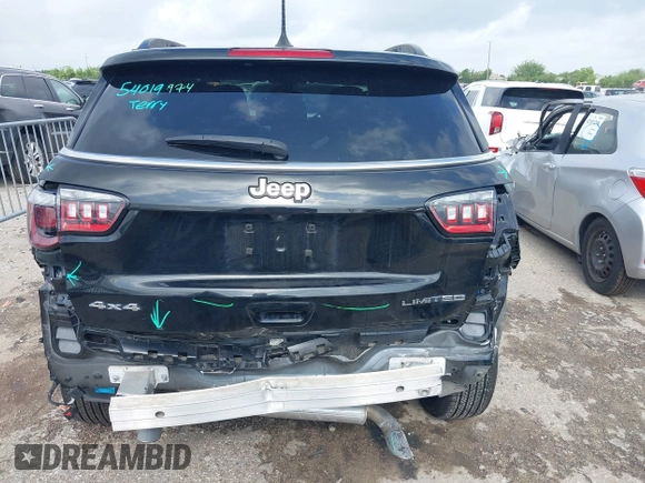 2023 Jeep Compass (RED) Edition with VIN 3C4NJDCN3PT514682, listed as a IAAI auction lot 42498677 with 18,895 mi miles and . Bid and sale history available at DreamBid. Image 17.