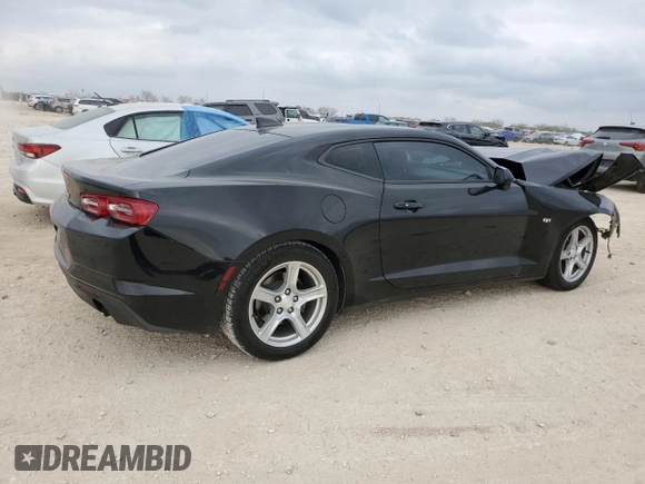 2019 Chevrolet Camaro 1LS with VIN 1G1FB1RX9K0122698, listed as a Copart auction lot 41422445 with 97,937 mi miles and Salvage Title. Bid and sale history available at carsss.com. Image 3.