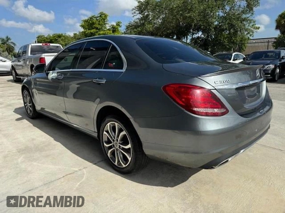 2017 Mercedes-Benz C 300 with VIN 55SWF4KB4HU214841, listed as a Copart auction lot 79217704 with 162,210 mi miles and Salvage Title. Bid and sale history available at DreamBid. Image 2.