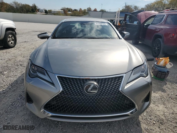 2021 Lexus RC with VIN JTHD85EC3M5006084, listed as a Copart auction lot 77759124 with 108,847 mi miles and Salvage Title. Bid and sale history available at carsss.com. Image 5.
