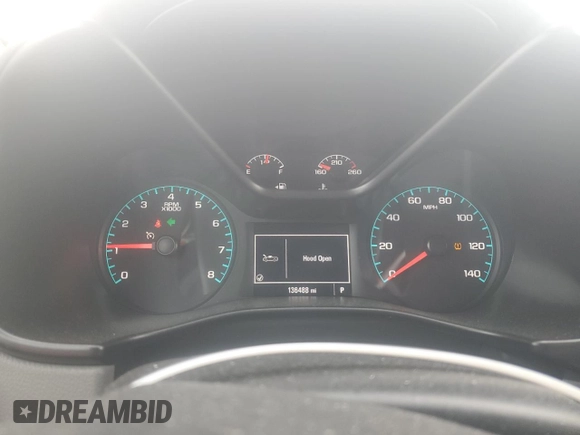 2021 Chevrolet Colorado 4WD Work Truck with VIN 1GCHTBEN8M1189832, listed as a Copart auction lot 41435145 with 136,488 mi miles and Salvage Title. Bid and sale history available at carsss.com. Image 9.