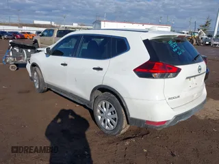 2017 Nissan Rogue S with VIN KNMAT2MT3HP560173, listed as a IAAI auction lot 41661855 with 108,624 mi miles. Bid and sale history available at carsss.com. Image 3.