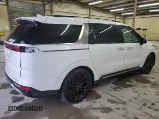 2023 Kia Carnival SX with VIN KNDNE5H37P6231312, listed as a Copart auction lot 44329745 with 55,492 mi miles and Salvage Title. Bid and sale history available at carsss.com. Image 3.