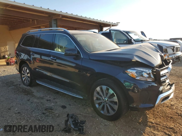 2017 Mercedes-Benz GLS 450 with VIN 4JGDF6EEXHA939004, listed as a Copart auction lot 67556484 with 86,800 mi miles and Salvage Title. Bid and sale history available at DreamBid. Image 4.