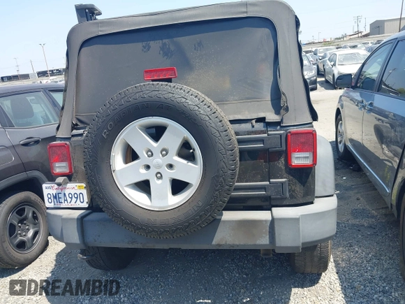2017 Jeep Wrangler Unlimited Sport with VIN 1C4HJWDG1HL551090, listed as a IAAI auction lot 42619497 with 92,693 mi miles and . Bid and sale history available at DreamBid. Image 16.