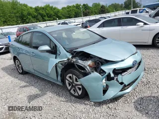 2016 Toyota Prius Four with VIN JTDKARFU1G3004300, listed as a Copart auction lot 53877835 with Not Provided miles and Salvage Title. Bid and sale history available at carsss.com. Image 4.