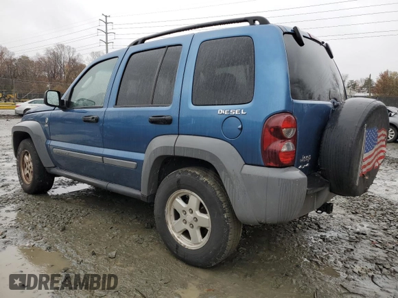 2005 Jeep Liberty Sport with VIN 1J4GL48535W610454, listed as a Copart auction lot 81914214 with 127,181 mi miles and Salvage Title. Bid and sale history available at DreamBid. Image 2.