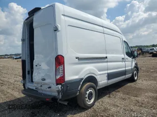 2023 Ford Transit Cargo with VIN 1FTBR1X87PKB07660, listed as a Copart auction lot 63852975 with 37,357 mi miles and Salvage title. Bid and sale history available at DreamBid. Image 3.