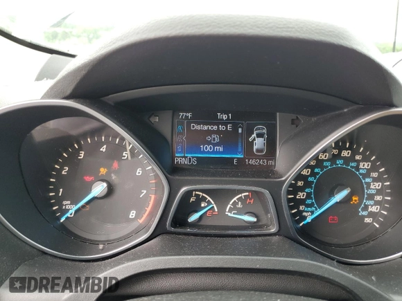 2013 Ford Escape Titanium with VIN 1FMCU9J98DUC09743, listed as a Copart auction lot 61308315 with 146,243 mi miles and Salvage title. Bid and sale history available at DreamBid. Image 9.