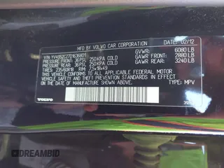 2013 Volvo XC90 Premier Plus с VIN YV4952CZ7D1636801, выставлен на аукционе IAAI как лот 40707677 с пробегом 174 706 миль миль и . История ставок и продаж доступна на DreamBid. Изображение 9.