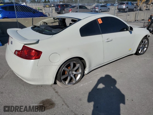 2004 Infiniti G35 Coupe w/Leather with VIN JNKCV54EX4M301177, listed as a Copart auction lot 76777514 with 0 mi miles and Non Repairable. Bid and sale history available at carsss.com. Image 3.