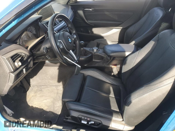 2016 BMW M2 with VIN WBS1H9C52GV351930, listed as a Copart auction lot 86610764 with 55,473 mi miles and Salvage Title. Bid and sale history available at carsss.com. Image 7.