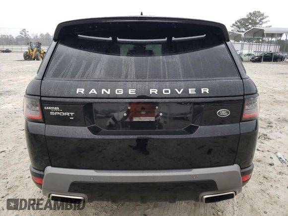 2021 Land Rover Range Rover Sport SE with VIN SALWG2SU1MA760383, listed as a Copart auction lot 86762924 with 42,135 mi miles and Salvage Title. Bid and sale history available at carsss.com. Image 6.