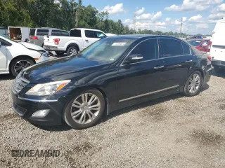 2012 Hyundai Genesis 5.0L R-Spec with VIN KMHGC4DH4CU193453, listed as a Copart auction lot 72356624 with 150,835 mi miles and Salvage Title. Bid and sale history available at carsss.com. Image 1.