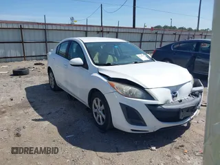 2011 Mazda Mazda3 i Touring with VIN JM1BL1VF3B1355907, listed as a IAAI auction lot 41742761 with 131,439 mi miles. Bid and sale history available at carsss.com. Image 1.
