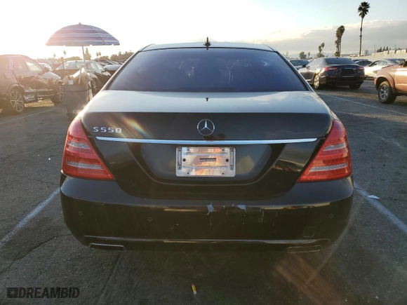 2010 Mercedes-Benz S-Class S 550 with VIN WDDNG7BB3AA311027, listed as a Copart auction lot 84107444 with 117,257 mi miles and Salvage Title. Bid and sale history available at carsss.com. Image 6.