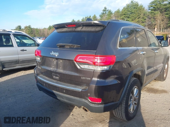 2015 Jeep Grand Cherokee Limited with VIN 1C4RJFBG8FC638117, listed as a IAAI auction lot 42092893 with 198,990 mi miles. Bid and sale history available at carsss.com. Image 16.