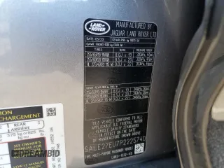 2023 Land Rover Defender X-Dynamic SE with VIN SALE27EU7P2225740, listed as a Copart auction lot 88372285 with 13,408 mi miles and Salvage Title. Bid and sale history available at DreamBid. Image 14.