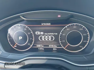 2018 Audi Q5 Premium Plus with VIN WA1BNAFY2J2082584, listed as a IAAI auction lot 41794887 with 53,877 mi miles. Bid and sale history available at carsss.com. Image 7.