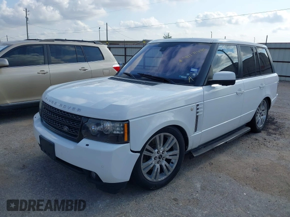 2012 Land Rover Range Rover HSE Lux with VIN SALMF1D43CA371907, listed as a IAAI auction lot 40171495 with 99,201 mi miles and . Bid and sale history available at DreamBid. Image 2.