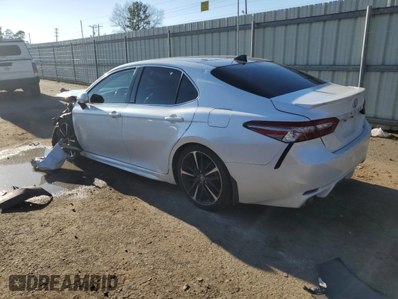 2019 Toyota Camry XSE with VIN 4T1B61HK6KU822666, listed as a Copart auction lot 43604715 with 0 mi miles and Salvage Title. Bid and sale history available at carsss.com. Image 2.