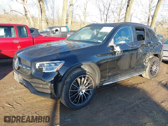 2020 Mercedes-Benz GLC 300 with VIN W1N0G8DB5LV261601, listed as a IAAI auction lot 41123293 with 51,704 mi miles and . Bid and sale history available at DreamBid. Image 17.