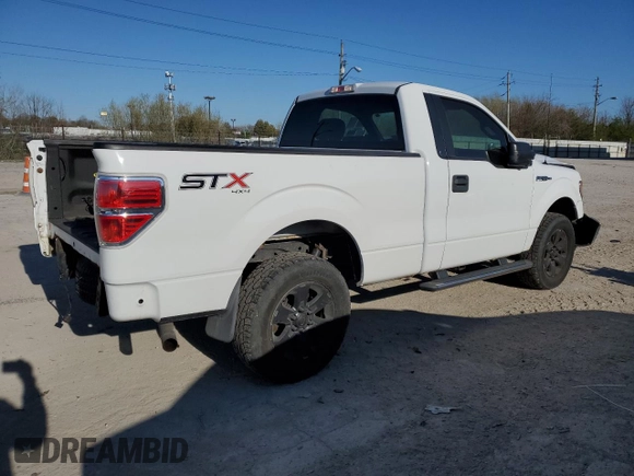 2014 Ford F-150 XL with VIN 1FTMF1EF5EFB30492, listed as a Copart auction lot 53055775 with 179,950 mi miles and Salvage title. Bid and sale history available at DreamBid. Image 3.