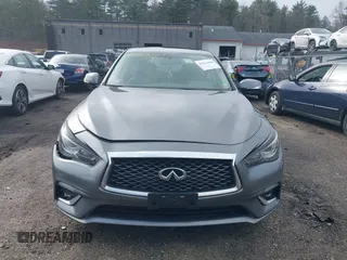 2018 Infiniti Q50 3.0t Luxe with VIN JN1EV7AR5JM434747, listed as a IAAI auction lot 41924244 with 114,634 mi miles. Bid and sale history available at carsss.com. Image 6.