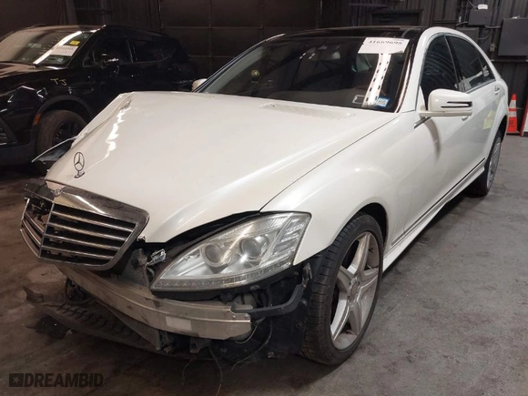 2010 Mercedes-Benz S-Class S 550 with VIN WDDNG8GB0AA315566, listed as a IAAI auction lot 41669695 with 162,414 mi miles. Bid and sale history available at carsss.com. Image 2.