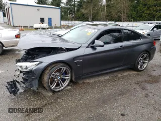 2015 BMW M4 with VIN WBS3R9C52FK330792, listed as a Copart auction lot 46310184 with 0 mi miles. Bid and sale history available at carsss.com. Image 1.