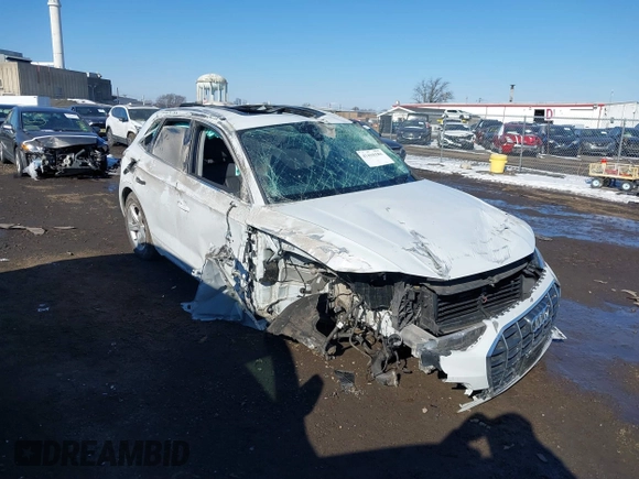 2024 Audi Q5 Premium with VIN WA1ABAFY8R2043756, listed as a IAAI auction lot 41410186 with 23,906 mi miles and . Bid and sale history available at DreamBid. Image 6.