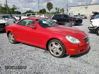 2005 Lexus SC 430 z VIN JTHFN48Y350063712, wystawiony jako Copart lot #64787075 z przebiegiem Nie podano mil oraz Szkoda całkowita • Salvage title. Historia ofert i sprzedaży dostępna na DreamBid. Obrazek 4.