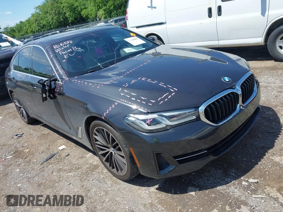2021 BMW 5 Series 540i xDrive with VIN WBA73BJ02MWW93833, listed as a IAAI auction lot 42160043 with 59,779 mi miles and . Bid and sale history available at DreamBid. Image 6.
