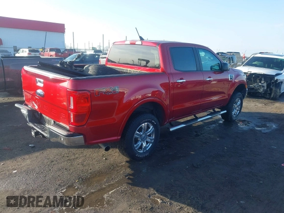 2021 Ford Ranger XL with VIN 1FTER4FHXMLD63104, listed as a IAAI auction lot 41591903 with 56,646 mi miles. Bid and sale history available at carsss.com. Image 4.