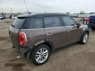 2013 MINI Countryman z VIN WMWZB3C53DWM31457, wystawiony jako Copart lot #55528885 z przebiegiem 137 279 mil mil oraz Szkoda całkowita • Salvage title. Historia ofert i sprzedaży dostępna na DreamBid. Obrazek 3.