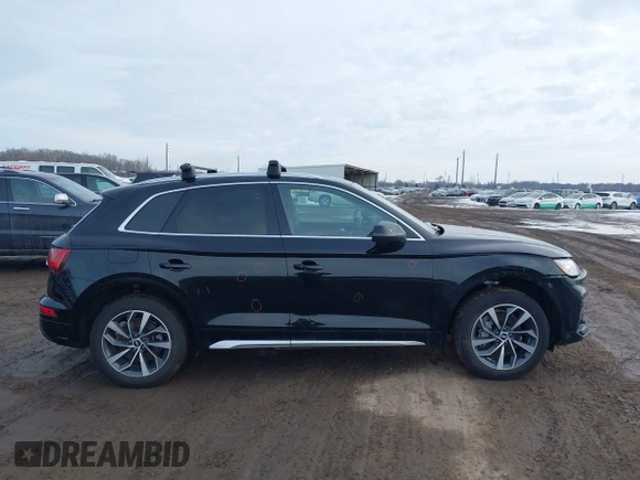 2021 Audi Q5 Premium Plus with VIN WA1BAAFY5M2013887, listed as a IAAI auction lot 41569563 with 79,663 mi miles and . Bid and sale history available at DreamBid. Image 13.