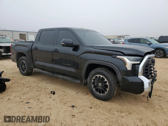 2022 Toyota Tundra SR5 with VIN 5TFLA5AB7NX016542, listed as a Copart auction lot 43166095 with 34,957 mi miles and Salvage title. Bid and sale history available at DreamBid. Image 4.