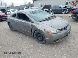 2008 Honda Civic Cpe LX with VIN 2HGFG12608H560476, listed as a IAAI auction lot 41954604 with 288,649 mi miles. Bid and sale history available at carsss.com. Image 1.