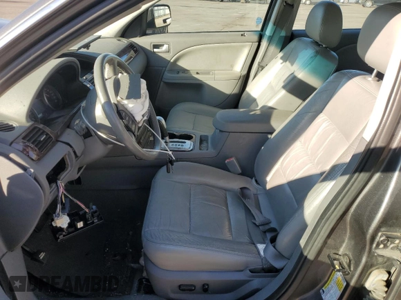 2006 Ford Five Hundred SEL with VIN 1FAFP24136G147262, listed as a Copart auction lot 74122114 with 0 mi miles and Salvage Title. Bid and sale history available at carsss.com. Image 7.