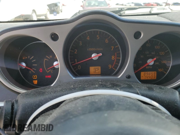 2007 Nissan 350Z Touring with VIN JN1BZ34DX7M503246, listed as a Copart auction lot 51174665 with 89,859 mi miles and Salvage Title. Bid and sale history available at carsss.com. Image 9.