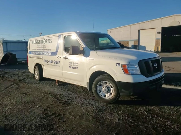 2019 Nissan NV Cargo SV с VIN 1N6BF0KY2KN805611, выставлен на аукционе Copart как лот 84392104 с пробегом 119 881 миль миль и Списание • Salvage title. История ставок и продаж доступна на DreamBid. Изображение 14.