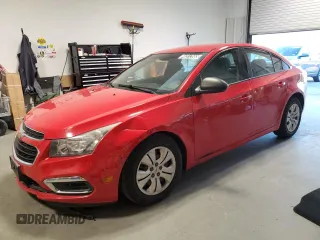 2015 Chevrolet Cruze LS with VIN 1G1PA5SH2F7128339, listed as a Copart auction lot 46912665 with 121,497 mi miles and Clean Title. Bid and sale history available at DreamBid. Image 1.