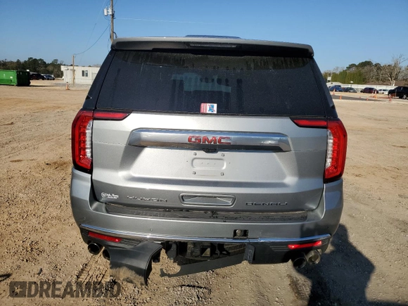 2023 GMC Yukon Denali with VIN 1GKS1DKL1PR274418, listed as a Copart auction lot 48472555 with 23,442 mi miles and Salvage Title. Bid and sale history available at carsss.com. Image 6.