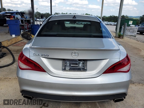 2015 Mercedes-Benz CLA 250 with VIN WDDSJ4EB4FN283897, listed as a Copart auction lot 54503215 with 98,167 mi miles and Salvage Title. Bid and sale history available at DreamBid. Image 6.